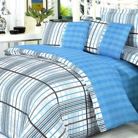 Blancho Bedding - [Heart of Ocean] 100% Cotton 7PC Bed In A Bag (Queen Size)