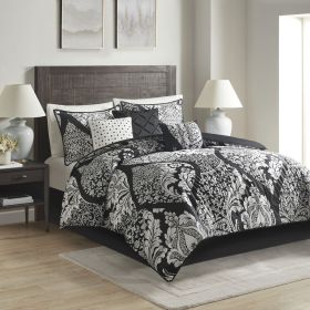 7 Piece Cotton Printed Comforter Set
