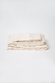 Omne Sleep 4-Piece Cream Microplush and Bamboo Twin Hypoallergenic Sheet Set