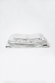 Omne Sleep 4-Piece Pewter Bamboo California King Hypoallergenic Sheet Set