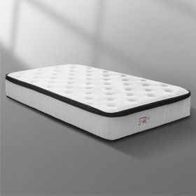 10 Inch Medium Firm Hybrid Mattress in a Box, Individually Wrapped Pocket Spring for Motion Isolation and Cooling Gel Infused Memory Foam Mattres