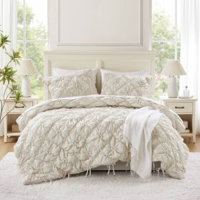 3PCS Full/Queen Comforter Set (Color: as Pic)